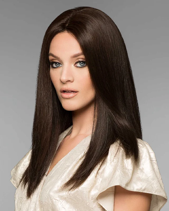 Brazilian - human - hair wig with a full and voluminous lookAlexandra Petite | Monofilament Human Hair Wig by Wig Pro