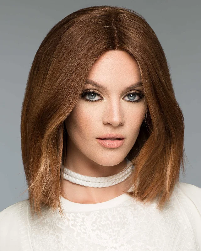 Human - hair wig with a side - part for a more flattering appearanceBarbara | Monofilament Human Hair Wig by Wig Pro