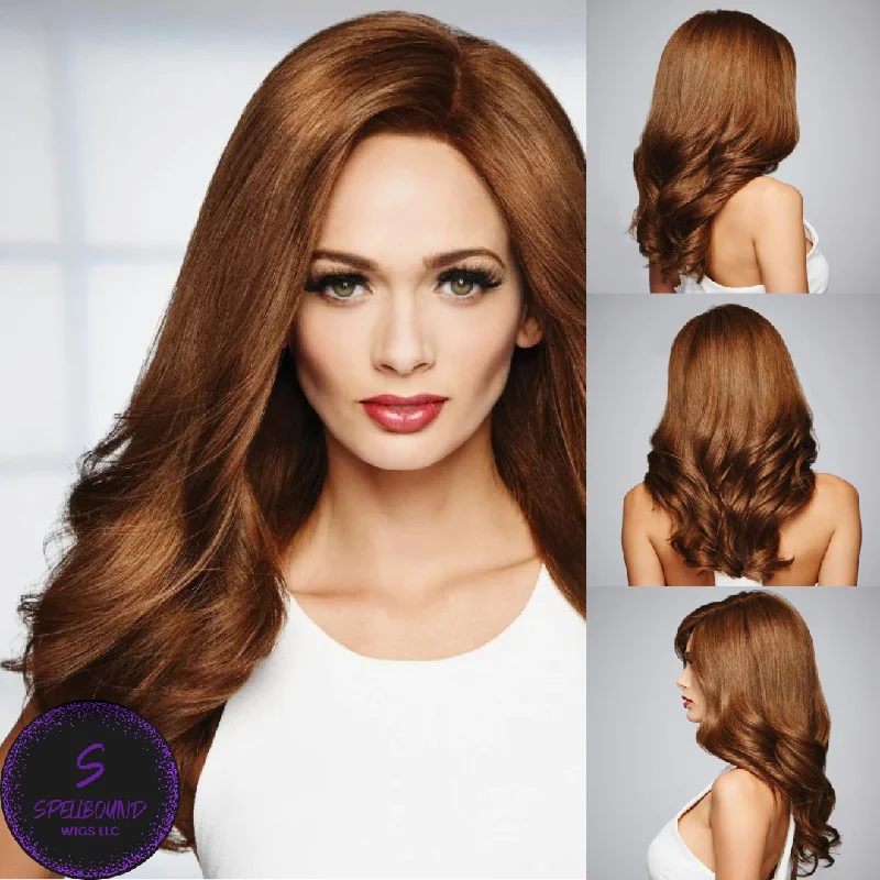 Human - hair wig with a side - part for a more flattering appearanceContessa Petite/Average (Remy European Hair)  - 100% Remy Human Hair Collection by Raquel Welch