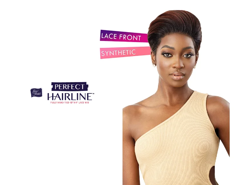 Lace wig with a natural - looking root for a more realistic lookOUTRE LACEFRONT PERFECT HAIRLINE - BLAZE