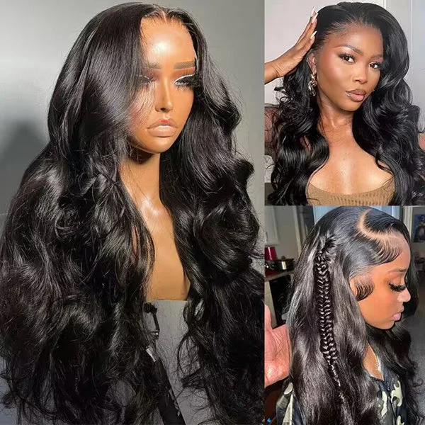 Human - hair wig with a natural - looking root for a more realistic look【HD Invisible Lace】Body Wave 13x6 HD Lace Frontal Hair Wigs Ishow Hair Invisible Thin Lace 100% Human Hair Wigs