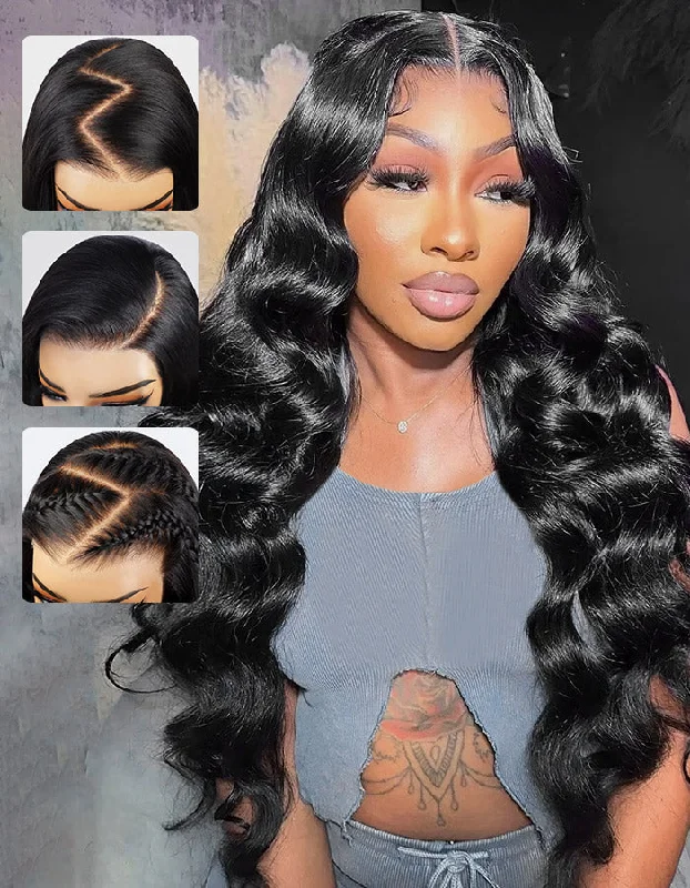 Human - hair wig with a middle - part for a classic and elegant styleIshow PPB™ Ready To Wear 7x6 HD Lace Closure Wigs Loose Body Wave PartingMax C Part Human Hair Wigs Pre Plucked