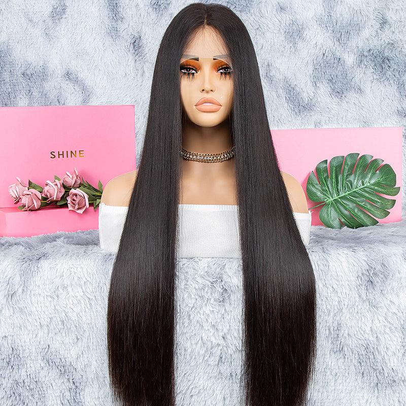 Lace wig with a honey - blonde color for a warm and sunny appearanceRich Mocha-13x6 Lace Front Raw Virgin Human Hair Wigs European Straight