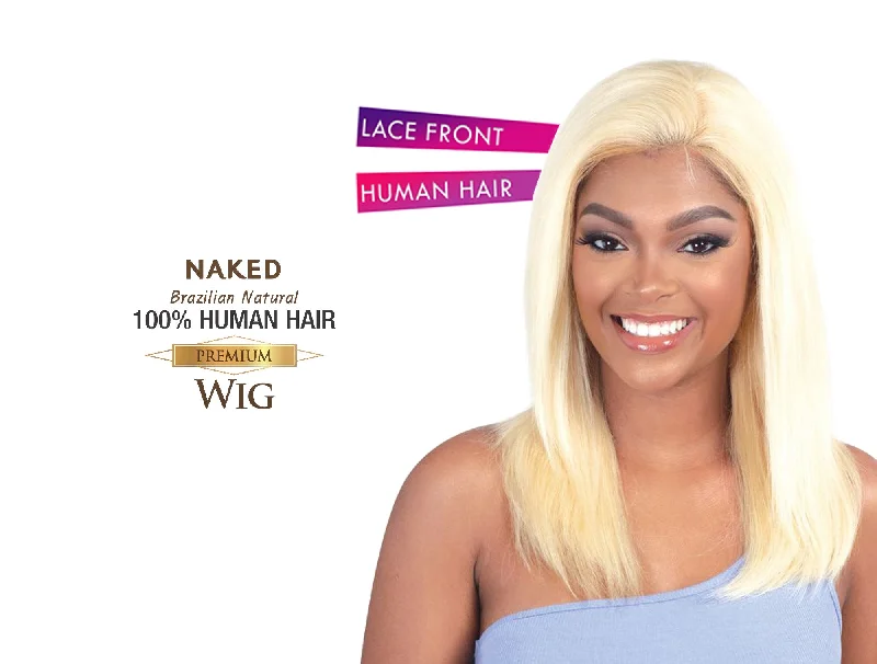 Lace wig with a silk - base cap for a comfortable and smooth feelSHAKE N GO NAKED BRAZILIAN NATURAL 100% HUMAN HAIR FRONTAL LACE WIG - ADDISON