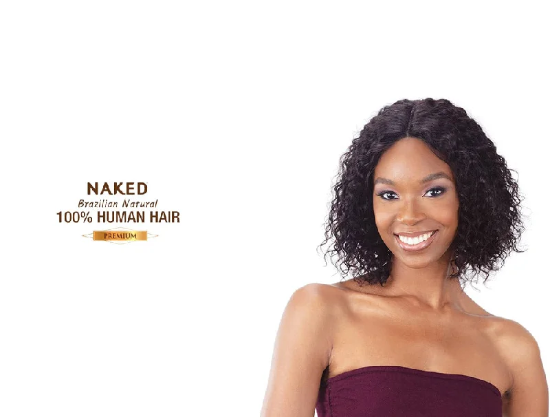 Lace wig with a side - part for a more flattering lookSHAKE N GO NAKED 100% HUMAN HAIR PREMIUM HD LACE FRONT WIG – NELL