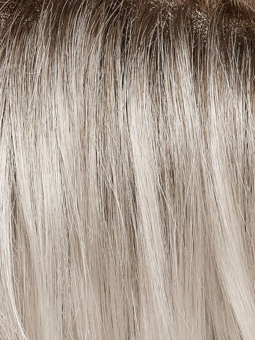 60S18 | Sleet | Pure White shaded with Dark Natural Ash Blonde