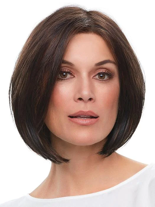 Bob wig with side - swept bangs for a sophisticated lookAlison | Synthetic Lace Front Wig (Mono Top)