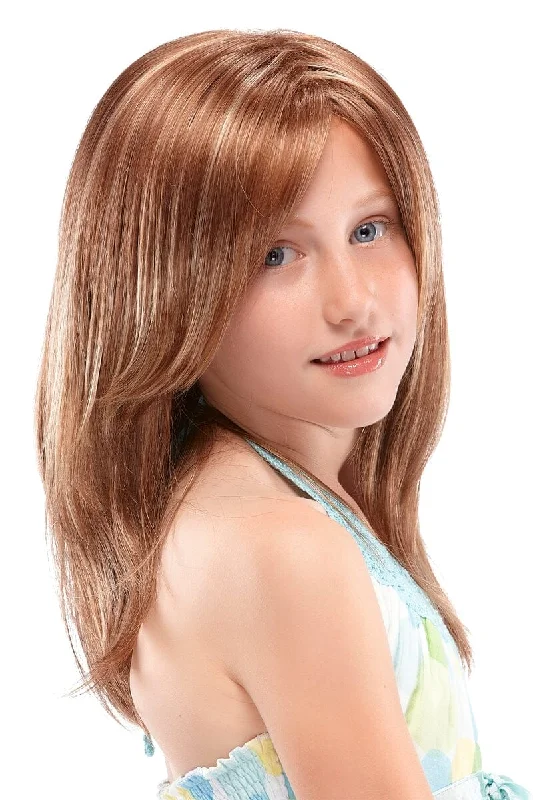 Long - length wig with a side - part for a more flattering lookAshley Synthetic Children's Wig by Jon Renau