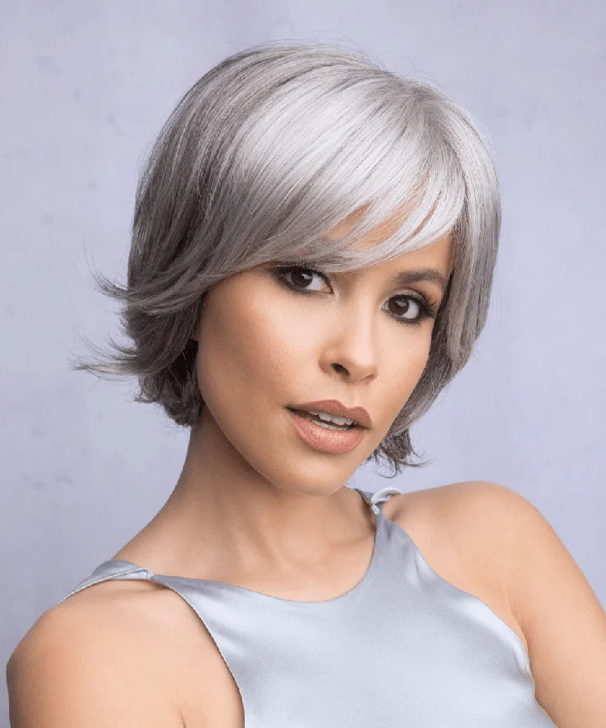 Long - length wig with a wispy fringe for a soft and feminine lookBecky Monofilament Wig by Rene of Paris | Sold Out & Discontinued