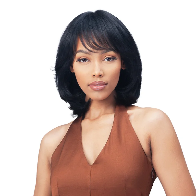 Bob wig with a pre - plucked hairline for a more natural lookBobbi Boss Premium Synthetic Wig - M709 Clara