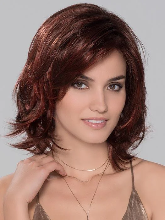 Bob wig with a balayage effect for a natural - looking color transitionCasino More | Synthetic Lace Front Wig (Mono Part)