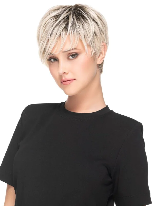 Long - length wig with a side - swept bang for a sophisticated lookCool Pixie Wig by TressAllure