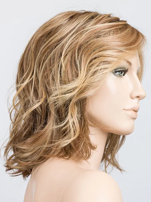 LIGHT BERNSTEIN ROOTED | Lightest Brown & Light Golden Blonde and Dark Strawberry Blonde Blend with Shaded Roots