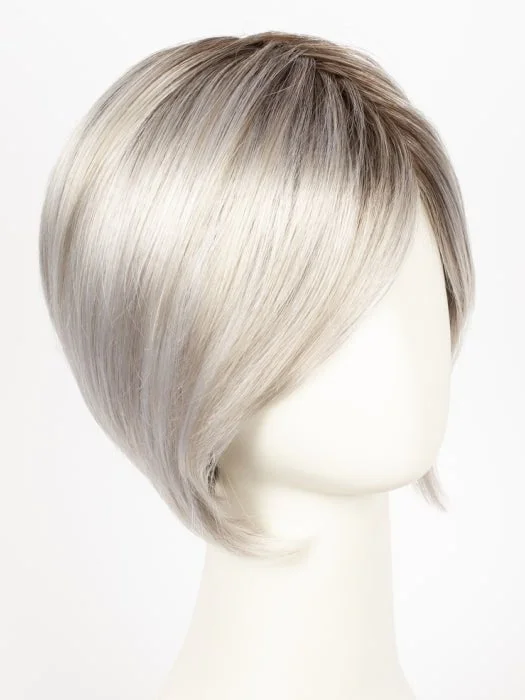 SILVER-BLONDE-ROOTED