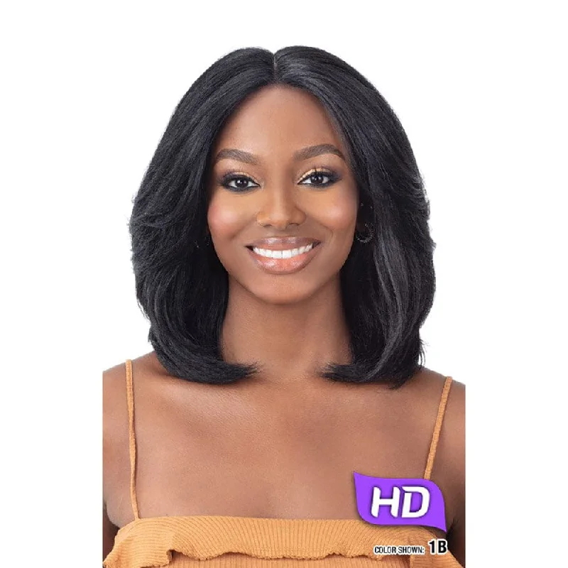 Bob wig with side - swept bangs for a sophisticated lookFreeTress Equal Level Up Synthetic HD Lace Front Wig - Julia