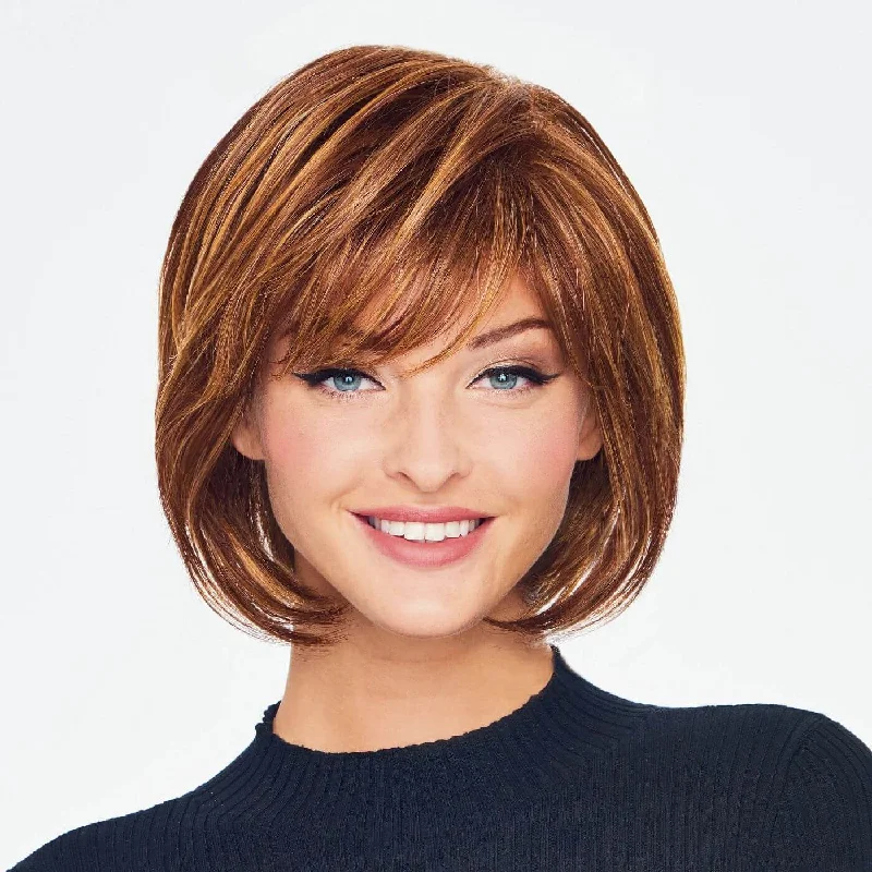 Bob wig with a curly fringe for a playful and youthful vibeGraceful Bob Wig By Hairdo