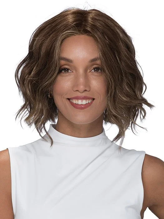 Short - bob wig for a super - sleek and minimalist styleHaven | Synthetic Lace Front Wig (Mono Top)