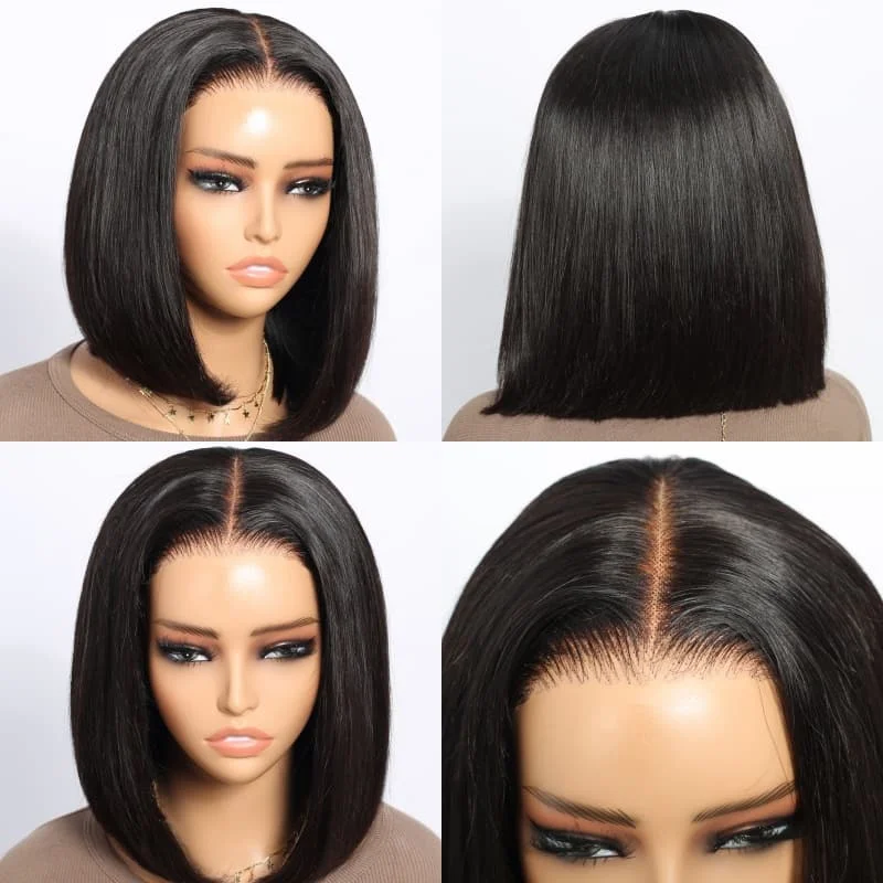 Lace - front bob wig for a seamless hairlineMegalook 6 Inches Deep Part Wigs $59 Final Deal Stocks Boss Bob No Code Needed Limited