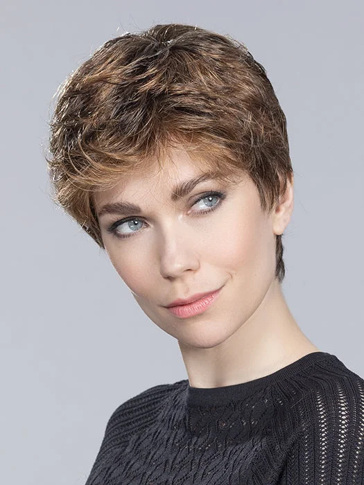 Bob wig with a curly fringe for a playful and youthful vibeMia Mono | Hair Power | Synthetic Wig