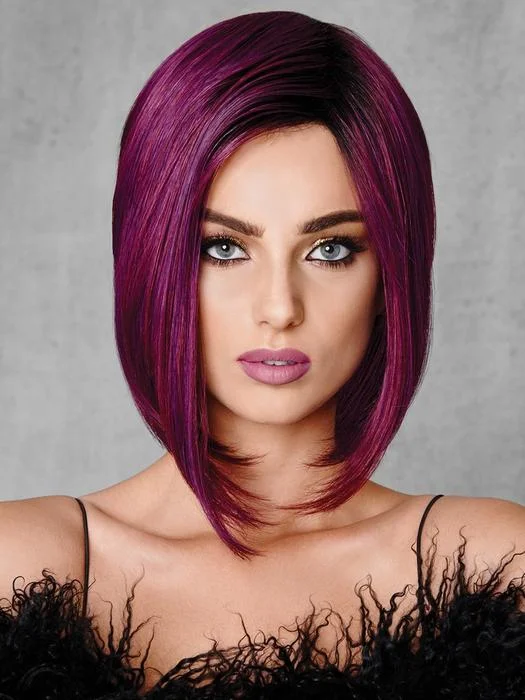 Ash - blonde bob wig for a trendy and cool - toned lookMidnight Berry Wig by Hairdo. | Heat Friendly Synthetic