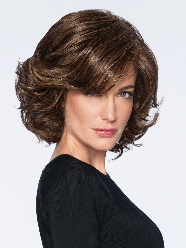 Adjustable - cap bob wig for a comfortable fitModern Flair | HF Synthetic Wig (Basic Cap)