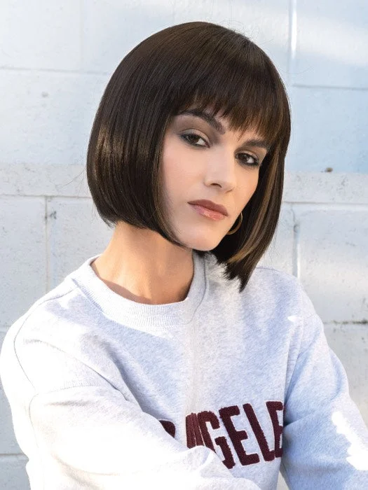 Synthetic bob wig with a natural - looking textureNico Wig by Rene of Paris | Hi-Fashion | Synthetic Fiber