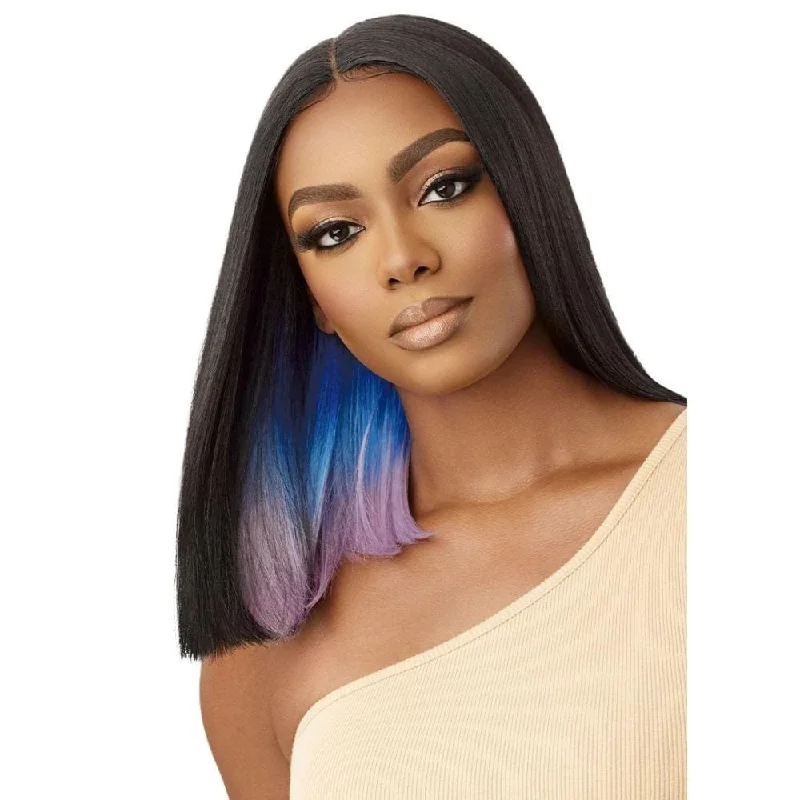 Short - bob wig for a super - sleek and minimalist styleOutre Color Bomb Underlight Lace Front Wig - Kimia