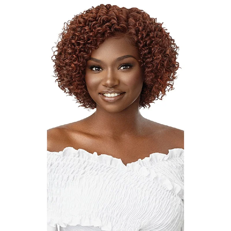 Bob wig with a curly fringe for a playful and youthful vibeOutre EveryWear Synthetic Lace Front Wig - Every 22