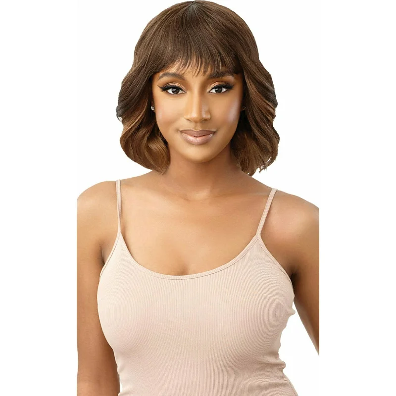 Bob wig with a blunt cut for a modern and edgy styleOutre WIGPOP Synthetic Wig - Agatha