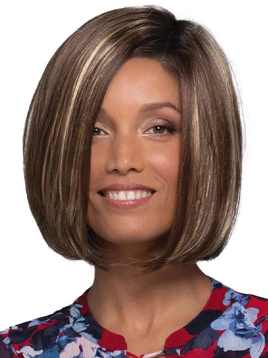 Ash - blonde bob wig for a trendy and cool - toned lookPetite Sullivan | Synthetic Lace Front Wig (Mono Part)