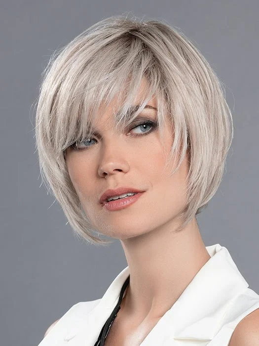 Bob wig with a monofilament cap for a breathable feelPromise Mono Part | Human/Synthetic Blend Lace Front Wig (Mono Part)