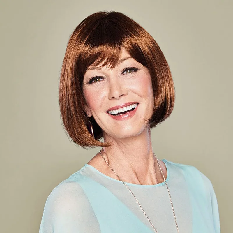 Bob wig with side - swept bangs for a sophisticated lookPROMISE WIG