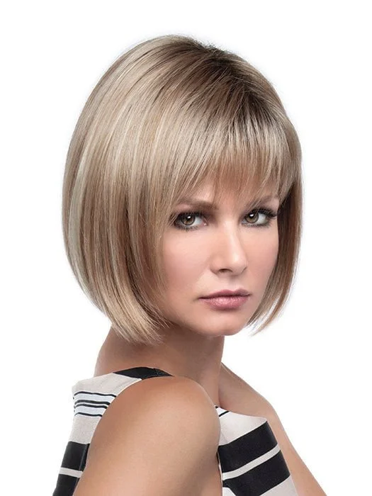 Bob wig with side - swept bangs for a sophisticated lookScarlett Petite | Synthetic Wig (Basic Cap)