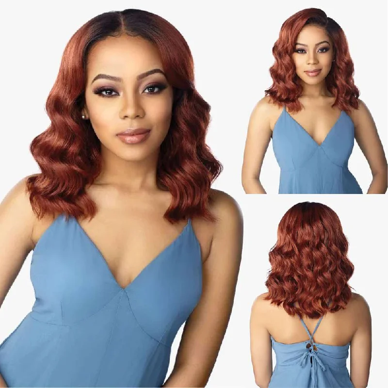 Lace - front bob wig for a seamless hairlineSensationnel What Lace 13x6 Lace Frontal Wig - Audry