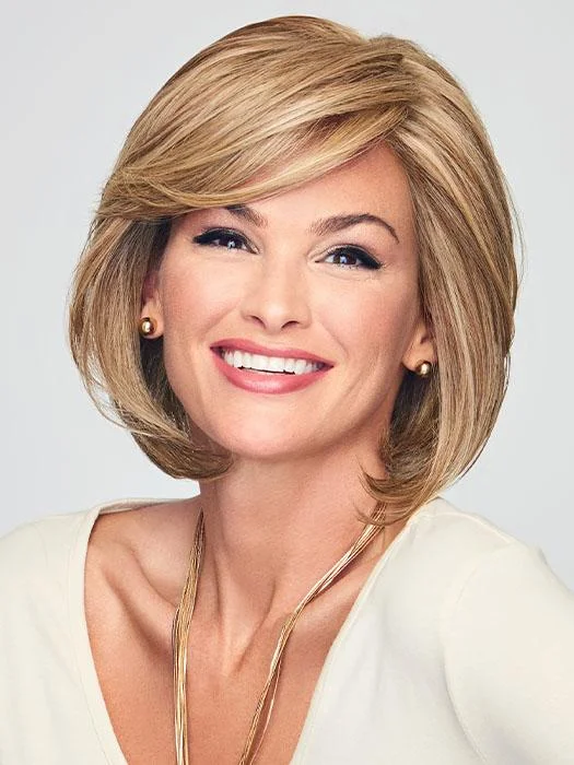 Bob wig with a balayage effect for a natural - looking color transitionSincerely Yours | HF Synthetic Wig (Mono Top)