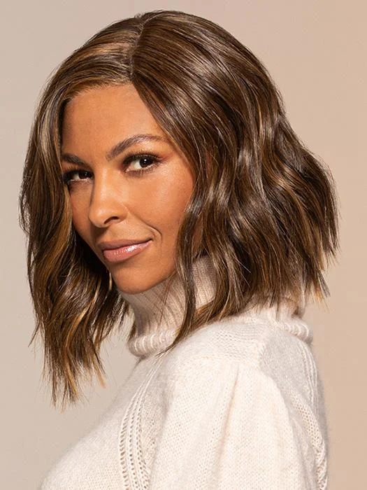 Lace - front bob wig for a seamless hairlineSkylar | Synthetic Lace Front Wig (Mono Top)