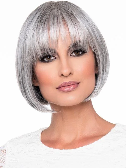 Bob wig with a blunt cut for a modern and edgy styleTandi | Human Hair/ Synthetic Blend Wig