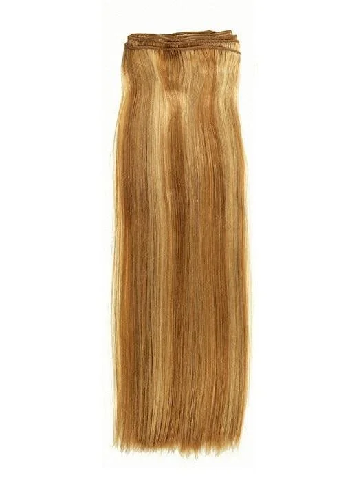 Long - length wig with a platinum - blonde color for a bold and trendy look22" Optimum Cuticle Hair by Wig Pro | Straight Extensions | CLOSEOUT