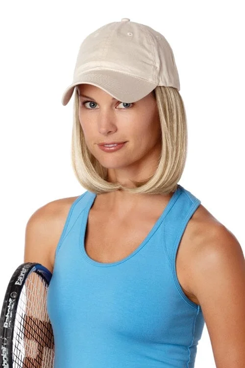 Long - length wig with a heat - resistant formula for easy styling at homeClassic Hat Beige by Henry Margu