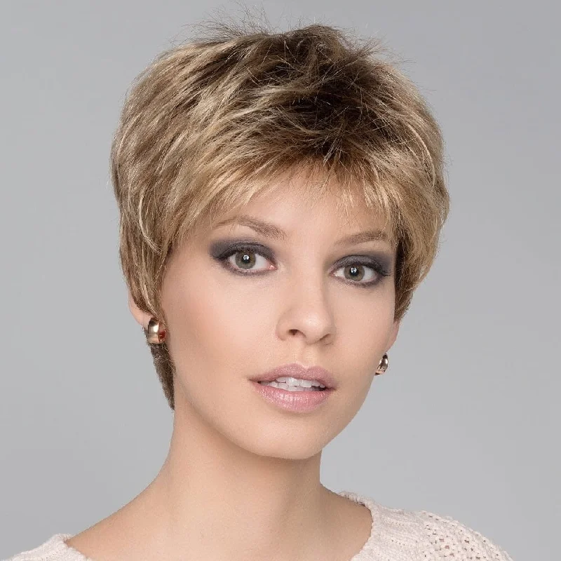 Long - length wig with a natural - looking root for a more realistic lookFair Synthetic Wig by Ellen Wille