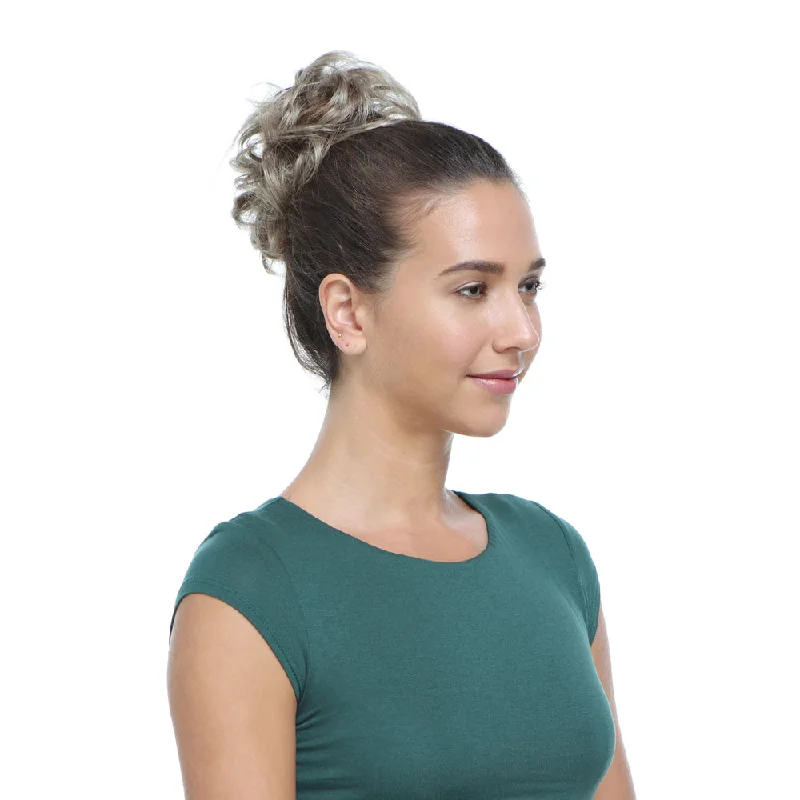 Clip - on ponytails for a quick and convenient hair changeCURLY