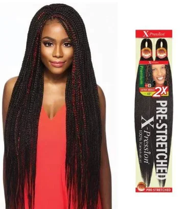 Braid & Plait Hair Extensions with a Braided Headband for an Added Fashion Statement2X X-Pression Outre 42"  -T1B60