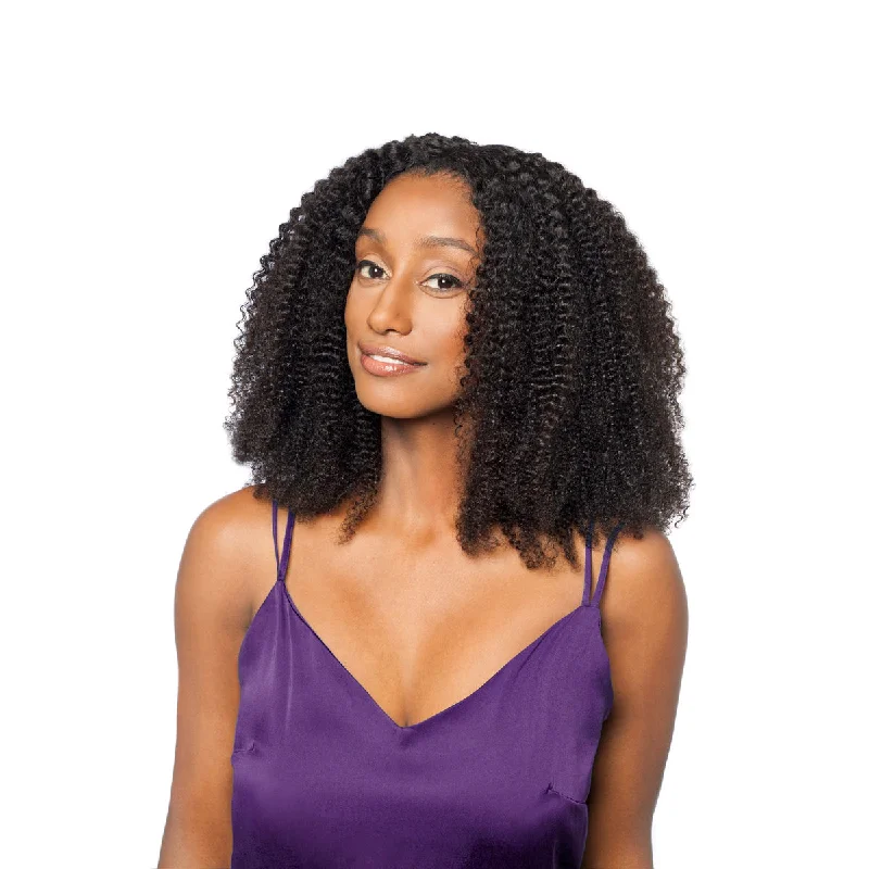 Curly wig with a honey - blonde color for a warm and sunny appearanceAfro Curly Hair Bundles