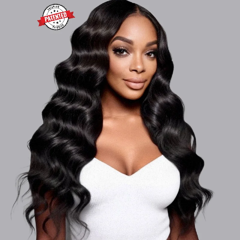 Wavy wig with a water - wave texture for a unique and stylish choiceDawn - Body Wavy - Virgin Cambodian Hair - InVisiRoot® Thin-Part Wig™️