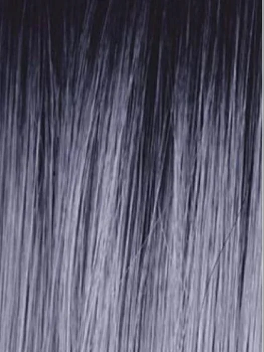 Lunar Haze | Smoky fused periwinkle base with off-black roots. Illuminating, smooth tone gives a stylish appearance