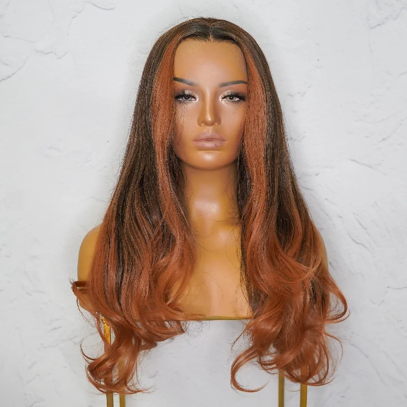 Wavy wig with a natural - looking root for a more realistic lookCONNIE 24" Lace Front Wig