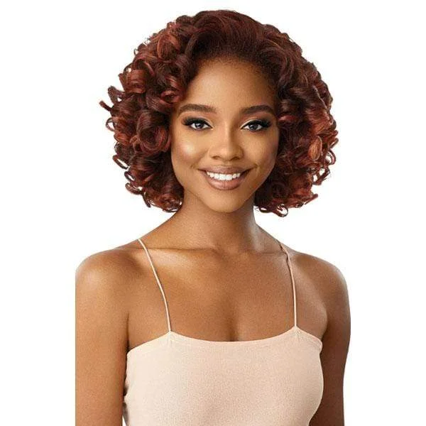 Adjustable - cap half wig for a comfortable fitOutre Synthetic Quick Weave Half Wig - DRUANN