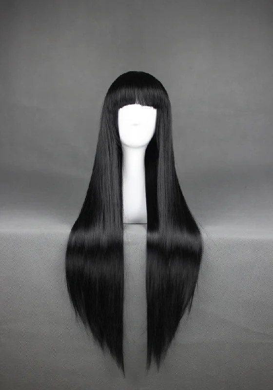 Curly wig with a pre - plucked hairline for a more natural lookCosplay Wig - Hell Girl: Ai Enma / Kakegurui: Jabami Yumeko