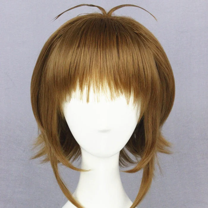 Virgin - human - hair curly wig for the highest qualityCosplay Wig - Cardcaptor Sakura - Kinomoto Sakura