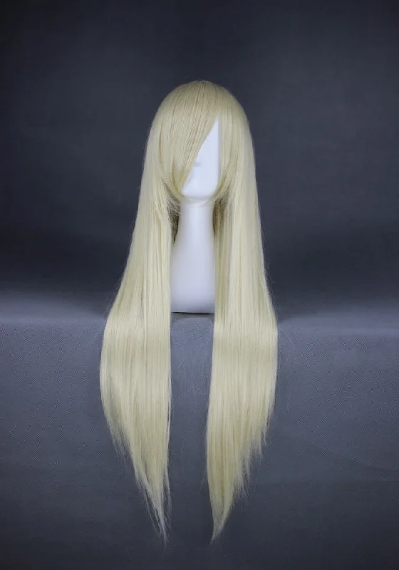 Curly wig with a pre - bleached knot for a natural - looking scalpCosplay Wig - KanColle: Shimakaze